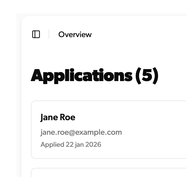 An overview of 2 applications